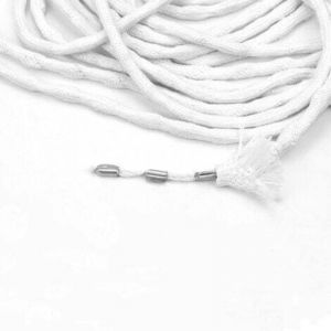 Fil de Plomb pour Rideaux 5 m Tresse de Plomb pour Rideaux Corde de Plomb pour Rideau Plomb Rideau Rideau Fil pour Tapis de Bain, Rideau de Douche,