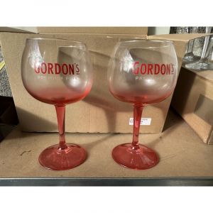 Lot de 2 verres Gin Gordon&rsquo;s Rouge - 60 cl - Verres &agrave; gin - Neufs