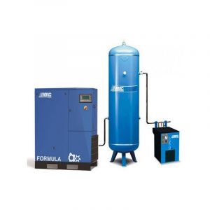 Compresseur &agrave; vis ABAC COMPLETFORM2008 20ch 500L avec r&eacute;servoir et s&eacute;cheur d'air