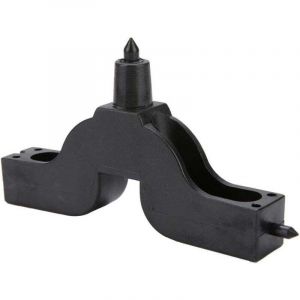 But&eacute;e de porte magn&eacute;tique en nickel satin&eacute; bross&eacute; - Fermeture magn&eacute;tique invisible - Avec adh&eacute;sif - En acier inoxydable - Argent&eacute;