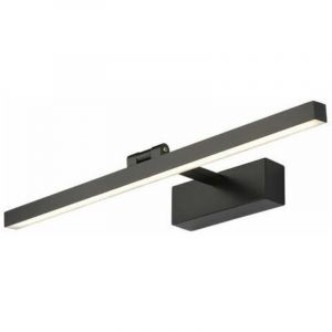 Applique Murale Moderne A Led Ac100-240V 9W 40Cm/15.7In Applique Murale Interieure Pour Miroir De Salle De Bain 3000K/4000K/6000K 3 Couleurs, Noir