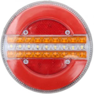 LED feu arrière de remorque rond 1200LM arrêt frein tourner feu de recul étanche IP67 pour voiture van camion bateau Yacht