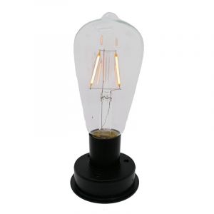 1Pc Solaire led Ampoule à Filament de TungstèNe Lampe 2800K Capteurs LumièRe Automatique ClôTure Veilleuses pour Jardin (7Cm)