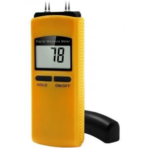 Jeffergarden Humidim&egrave;tre Portable Num&eacute;rique pour Bois, D&eacute;tecteur D'humidit&eacute; avec &eacute;cran LCD, Testeur D'humidit&eacute; pour Bois de Chauffage, Papier Peint