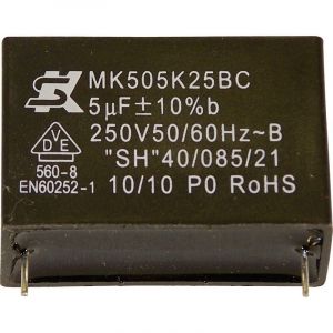 Seika MK450K474 1 pc(s) Condensateur à film mkp sortie radiale 0.47 µF 450 v 10 % 27.5 mm (ø x h) 20 mm x 11 mm W38148