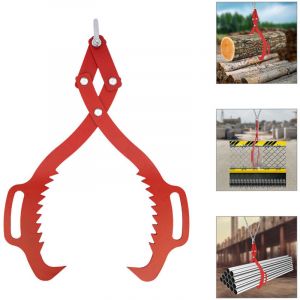 Pince de levage pour bois brut de 30 pouces, pince à bois avec crochet antidérapant, pince de levage pour acier, grappin lourd, grappin à bois avec