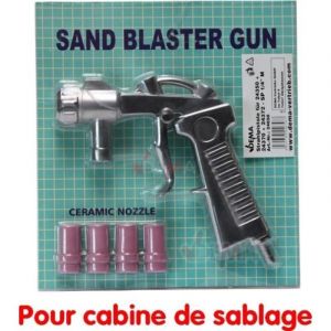 Dema - Pistolet et buses pour cabine de sablage et sableuse mobile