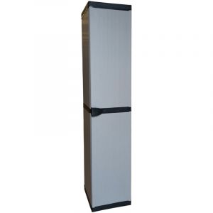 Armoire haut meuble d'ext&eacute;rieur et d'int&eacute;rieur 3 &eacute;tag&egrave;res cabine de douche balcon &eacute;tanche