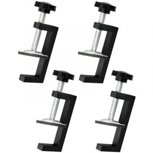 Beijiyi - 4 Pièces Serre Joint Kit, Plage de Serrage 10-57mm Pince g Réglable, Serre Joint Menuisier Clip de Fixation, Outils Accessoires pour Pince