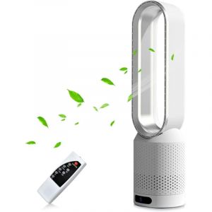 Ventilateur colonne,ventilateur colonne silencieux,ventilateur tour de bureau de 58 cm,10 vitesses,oscillant &agrave; 90&deg; avec t&eacute;l&eacute;commande,minuterie