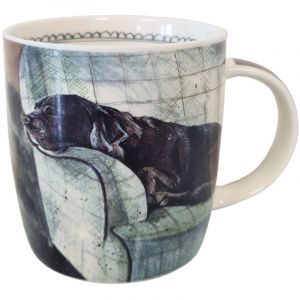 Mug en porcelaine Buddy le chien par Alex Clark