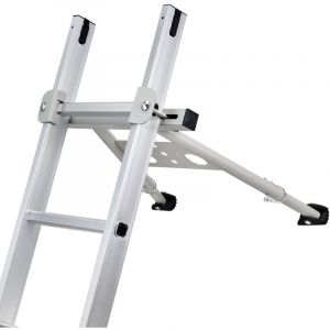 Stabilisateur d'échelle, pieds réglables, support d'échelle extensible, accessoires d'échelle murale robustes pour gouttière de toit, convivial et