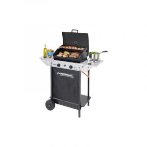 Campingaz - Barbecue en pierre de lave Rocky Xpert100LS en acier avec grille et bruleur late'ral allumage pie'zoe'lectrique