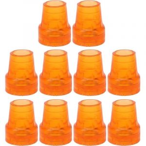 Pointe de B&eacute;quille 10 Pi&egrave;ces, Pointe de B&eacute;quille en Caoutchouc de 19 Mm, Pointe de Canne de Marche Universelle, Pointe de Remplacement de Canne de