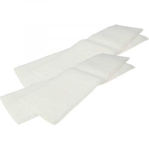 Vhbw - 4x Housses de rechange compatible avec K&auml;rcher sc 5 EasyFix Premium Iron nettoyeur &agrave; vapeur - serpill&egrave;re douce 40,5 x 11,15 x 0,3cm