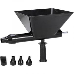 Ciment &Eacute;lectrique - Machine Jointoiement Pointage Pistolet &Agrave; Coulis pour Mortier &Eacute;lectrique Seringue &Agrave; Mortier Portative avec 4 Becs pour D&eacute;coration