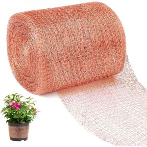 Filet Anti Limaces et Escargots, Ruban Cuivre Anti Limace, Double Couche Grillage en Bande Cuivre Anti Limace, Barriere Anti Limace pour Jardin