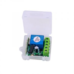 Dc 12V 1CH Relais RéCepteur 433MHz Universel Sans TéLéCommande Commutateur 433 MHz éMetteur Bouton Module Kit de Bricolage