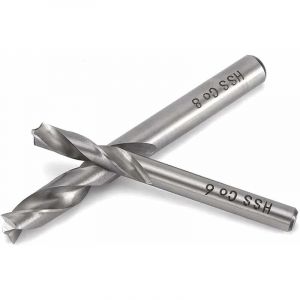 DPZO Lot de 2 Forets à Souder par Point, Foret à Dépointer HSS Co M6&M8, Ensemble Outil de Forage de Soudage en Acier à Grande Vitesse et Cobalt pour