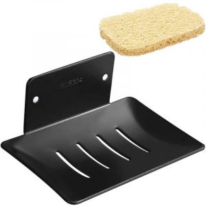 Porte-Savon Douche Auto-adh&eacute;sif & Mural en Acier Inoxydable avec Savon Saver, Soap Dish Holder Tray Support Savon sans Per&ccedil;age pour Douche Cuisine