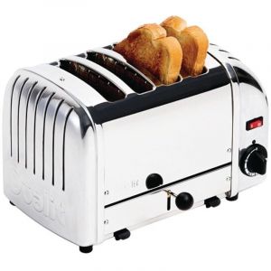 Grille Pain Professionnel Inox - 4 Tranches - Dualit