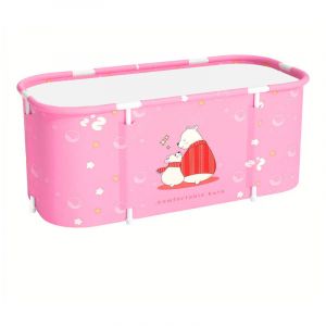 Aga24 - Aga Baignoire pliante portable 115x60x50 cm Rose