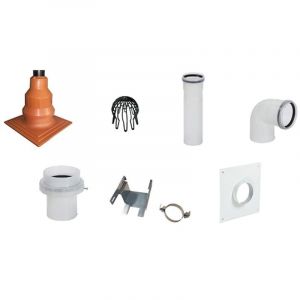 Poujoulat - kit C9 RACC80/125 80PPA briq - kit C9 RACC80/125 80PPA briq