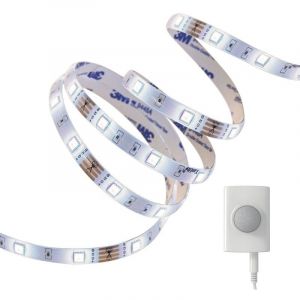 Ruban led lumineux à led Rechargeable - 1 mètre - Détection de mouvement et ouverture de porte - 200 lumens - Blanc neutre
