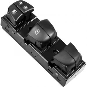 Interrupteur de l&egrave;ve-vitre &eacute;lectrique c&ocirc;t&eacute; conducteur, compatible avec les mod&egrave;les Nissan Juke (2011-2017), Nissan Altima, Pathfinder, Frontier, Leaf