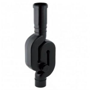 Siphon pour tuyau de pluie GE PE avec ouverture de nettoyage d 50 mm 110 mm 367813