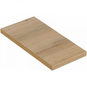 Plan de travail 20 cm d&eacute;cor ch&ecirc;ne Coast Evoke &ndash; Plateau mural en panneau stratifi&eacute;, style naturel et chaleureux