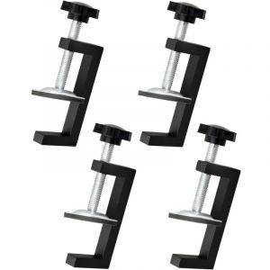 Choyclit - 4 Pièces Serre Joint Kit,Plage de Serrage 10-57mm Pince g Réglable,Serre Joint Menuisier Clip de Fixation, Outils Accessoires pour Pince