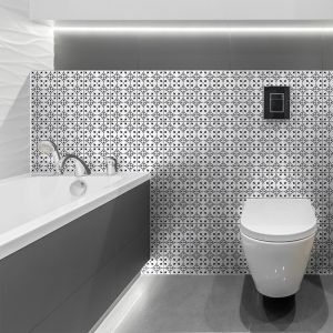 Sticker Mural Carrelage adh&eacute;sif Cuisine Salle de Bain - 30 stickers carrelages azulejos livia - 30stickers15x15cm