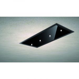 Baraldi - hotte gea flat cm. 90X60 &ndash; Noire spot light - 800 m3/h