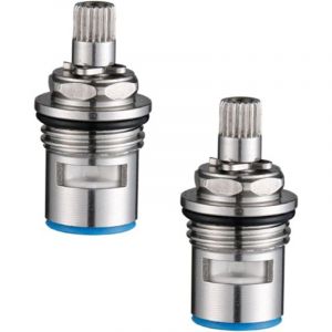 Aougo - 2 Pi&egrave;ces Cartouche de Rechange pour Robinet en C&eacute;ramique, Disques Ceramique, Soupape de Remplacement de Filtre Int&eacute;rieur, Robinet de Robinet