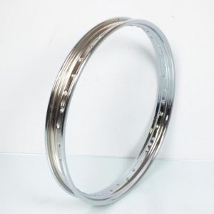 Cercle de jante chromé 18 pouces 1.50x18 36 rayons pour mobylette