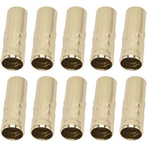 Tube de Support de Lampe &agrave; Bougie, Couvercles de Douille de Bougie, 10 Pi&egrave;ces Tube M&eacute;tallique E14 pour Support de Lampe &agrave; Bougie, Accessoires