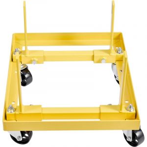 Mophorn - Support moteur d'atelier 340 kg, chariot en acier pour moteur, dimensions ajustables, équipé de 4 roulettes et 2 sangles à cliquet,