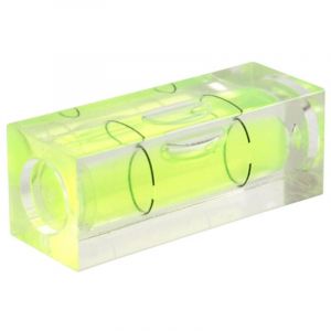 5Pcs 15 × 15 × 40 mm Niveau à bulle, Carré Mini Niveau à Bulle Petit Niveau, Niveau à Bulle de Précision avec Bulle d'air