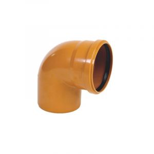 Crearplast - Coude pvc m-h 87&ordm; Dimensions : 200x87 mm