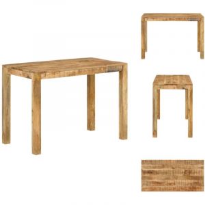 Vidaxl - Table &agrave; d&icirc;ner 110x55x76 cm Bois de manguier massif - Table &agrave; Manger - Table En Bois - Table Rustique - Table De Salle &agrave; Manger - Table De