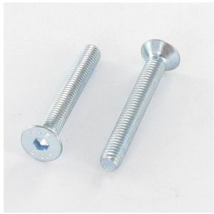 Vis Express - Vis m&eacute;taux fhc t&ecirc;te frais&eacute;e empreinte hexagonale creuse M3X8 Filetage total Classe 10.9 Cl&eacute; de 2 HC2 Acier zingu&eacute;-1 pi&egrave;ce