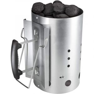 Coavas - Démarreur de Cheminée pour Weber 7416 ou Autres Barbecues au Charbon, Démarreur de Cheminée avec Poignée de Sécurité Allume-feu bbq,