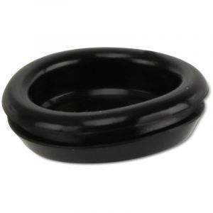 KSS Passe-c&acirc;ble PVC souple, noir, &eacute;paisseur de plaque 2,4, ferm&eacute;, 1 pi&egrave;ce