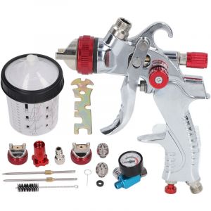 Gotrays - hvlp – pistolet de pulvérisation de peinture automobile, avec buse de 1.4mm, 1.7mm, 2.0mm, Kit de torche de pulvérisation de peinture