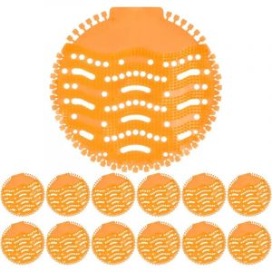 12PCS &Eacute;cran D'Urinoir, Urinal Screen Desodorisant Urinoir avec Parfum, Ecrans Pour Urinoir Filtre &agrave; Urinoir, Tapis d'Urinoir Tamis &agrave; urinoir Tapis