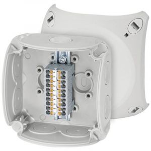 Hensel 62000294 Bo&icirc;te de jonction sans halog&egrave;ne, plombable, r&eacute;sistant aux intemp&eacute;ries (L x l) 93 mm x 93 mm 1 pc(s)