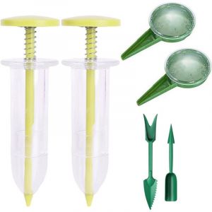 Distributeur de Graines, 6 Pcs Mini Semoir Semences, Semoir à Graines, Semoir à Graines de Jardin Manuel, Outil de Semoir de Semis pour Petites