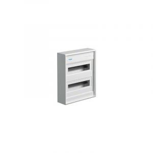 Hager - Armoire de distribution montage apparent (en saillie) VA24CN Nombre de divisions = 24 Nbr de rangées = 2