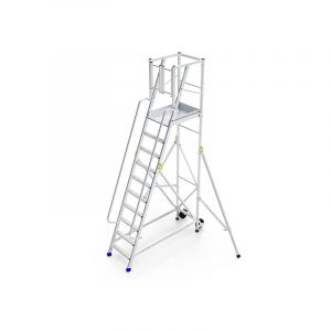 Escabeau 12 marches - Hauteur max. de travail 5.00m - ER12